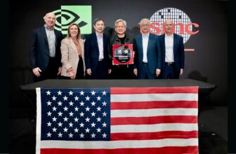 NVIDIA shows off its first Blackwell wafer manufactured in the US